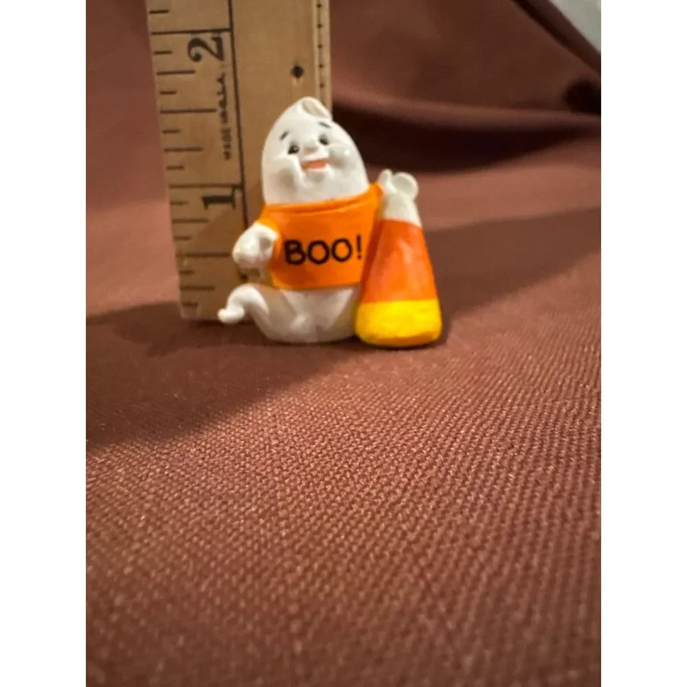 Hallmark Merry Miniatures Halloween Ghost and Candy Corn